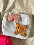 Bridesmaid favor mini nylon pouch-Make up bag-Birthday gift-Easy to travel-BAG ONLY