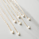 14 K Gold Filled Pearl Necklace Handmade Jewelry Choker-Fresh Water Necklace for Women